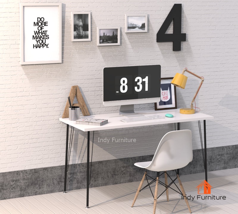 ขาโต๊ะเหล็ก รุ่น Yess เหล็กทำสี Powder coat สูง 72.5 ซม.สีดำ (1ชิ้น)