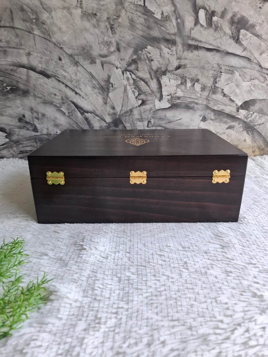 กล่องไม้สนแบบฝาล็อค