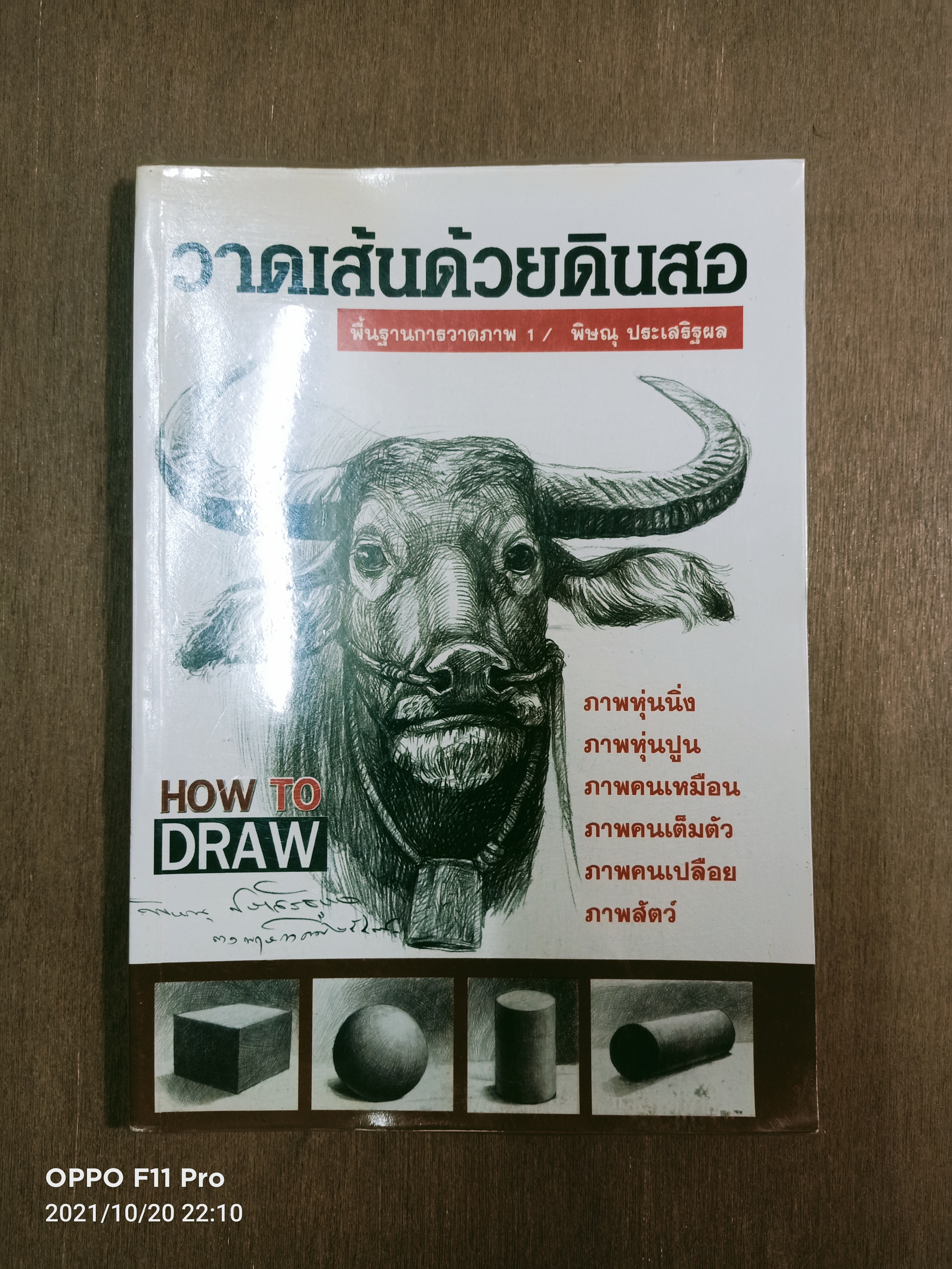 วาดเส้นด้วยดินสอ พื้นฐานการวาดภาพ 1 / พิษณุ ประเสริฐผล
