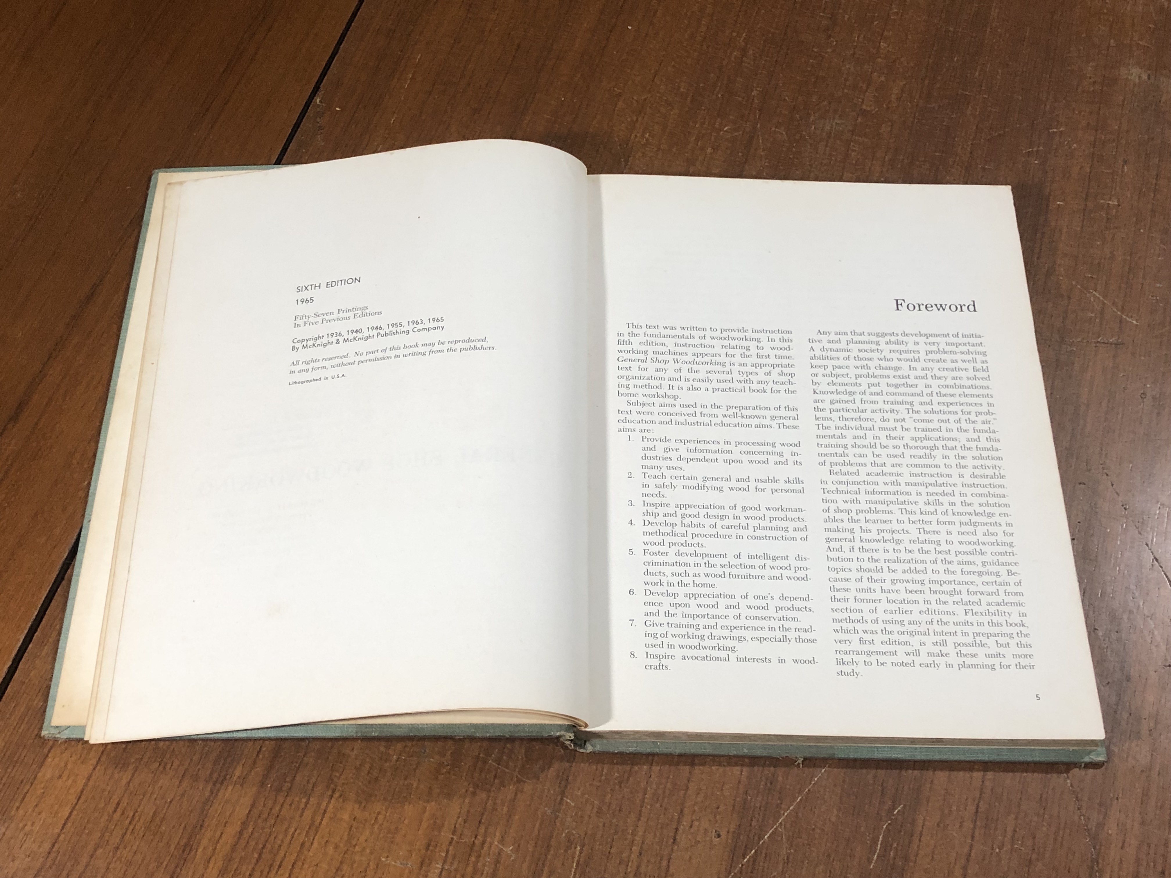 GENERAL SHOP BENCH WOODWORKING / Verne C. Fryklund and Armand J. La Berge Hardback