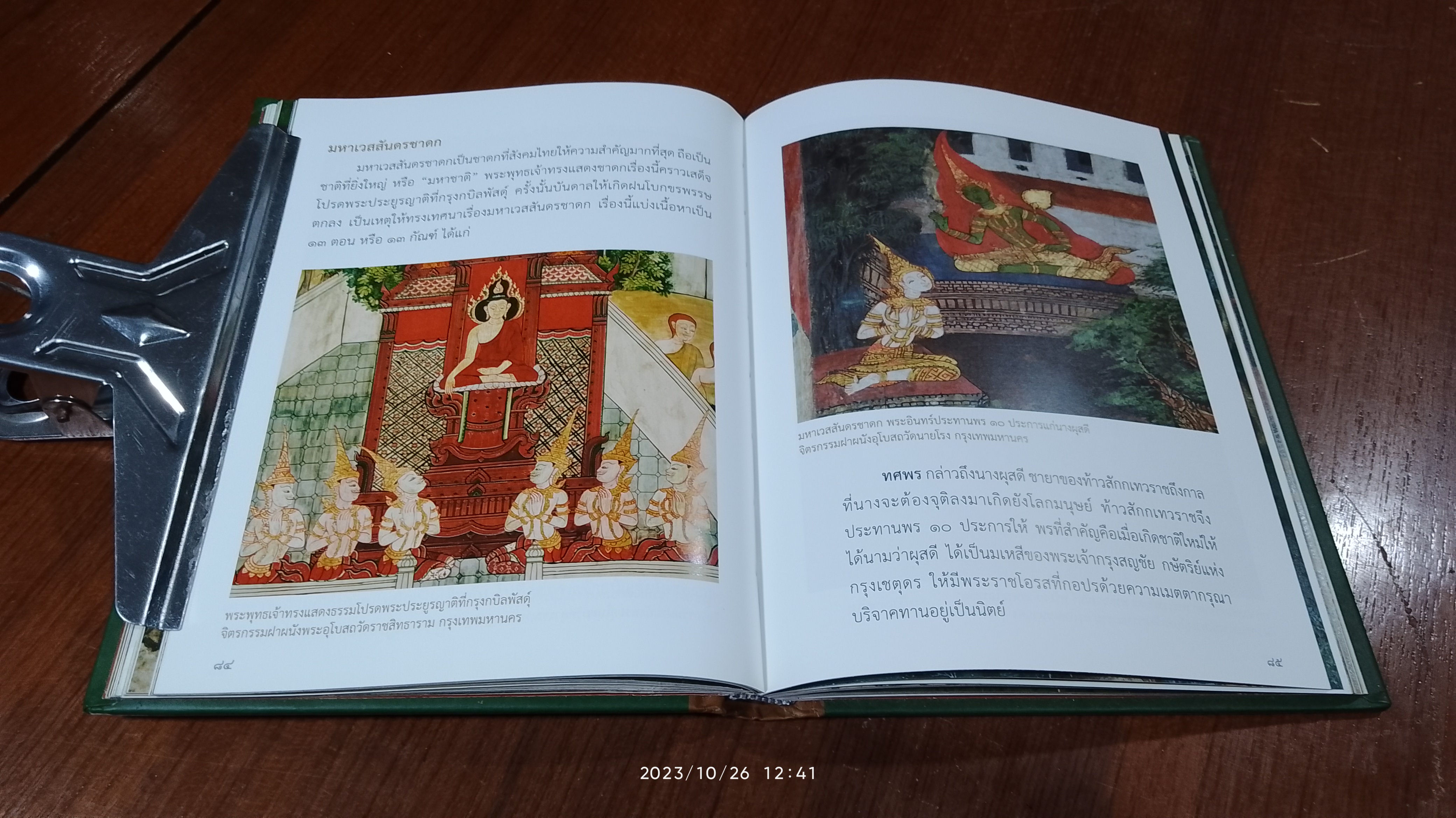 วิจิตรศิลป์แผ่นดินทอง ชาดกและพุทธประวัติจากจิตรกรรมฝาผนัง (ไม่มีกล่อง)