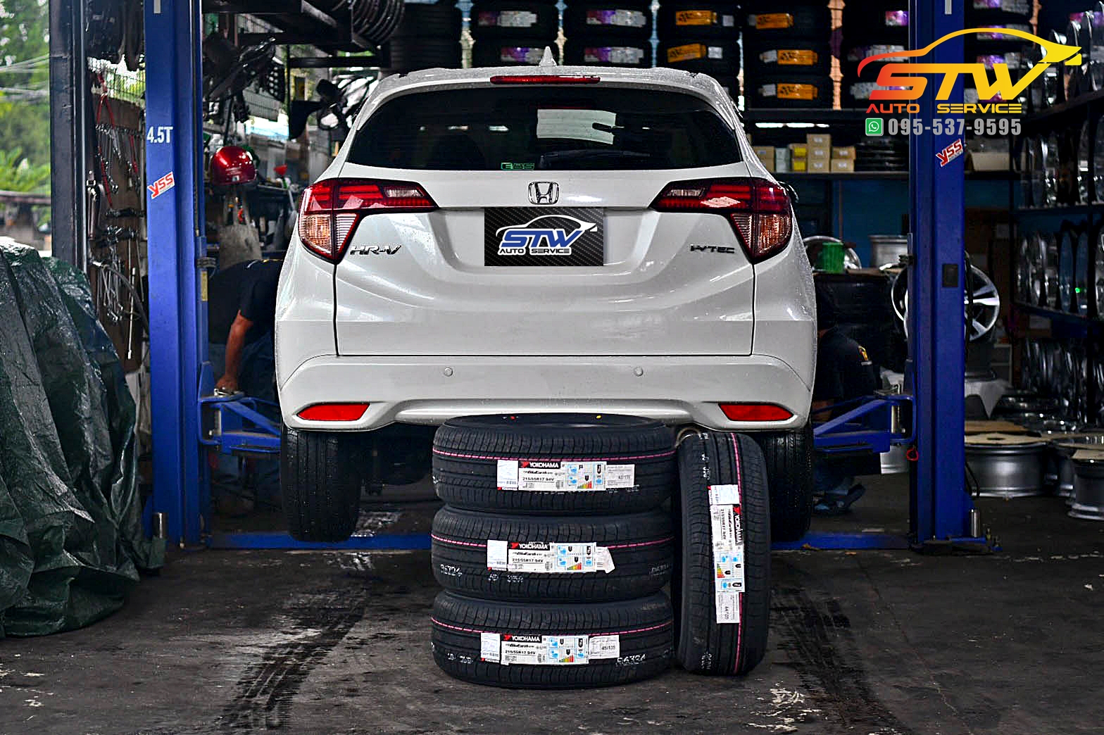 ยางใหม่ YOKOHAMA BluEarth E70 215/55R17 94V