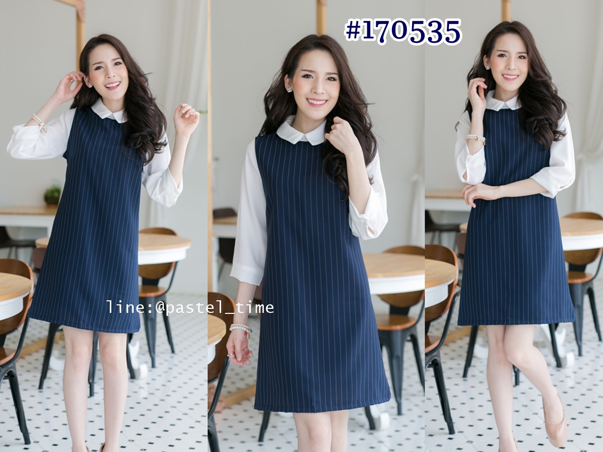 Meeko Striped Dress [Made by Pastel Time]