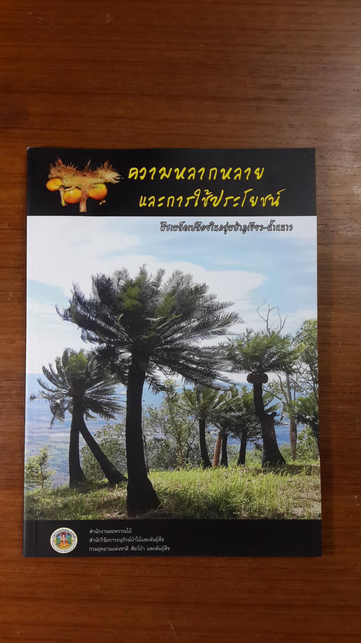 ความหลากหลายและการใช้ประโยชน์ พืชเมล็ดเปลือยในกลุ่มป่าภูเขียว-น้ำหนาว / สำนักงานหอพรรณไม้, สำนักวิจัยการอนุรักษ์ป่าไม้และพันธุ์พืช, กรมอุทยานแห่งชาติ สัตว์ป่า และพันธุ์พืช.