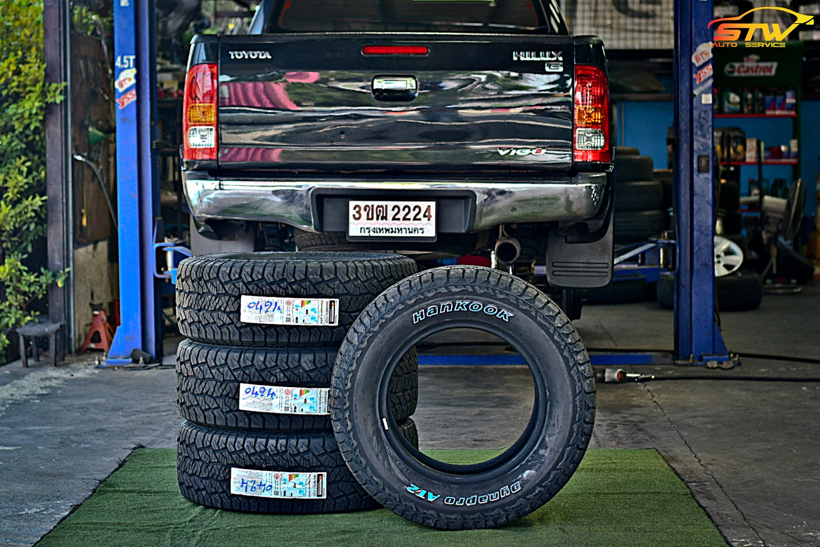 ยาง HANKOOK Dynapro AT2 (RF11) 265/65R17 112T ติดตั้งใส่ TOYOTA PRERUNNER