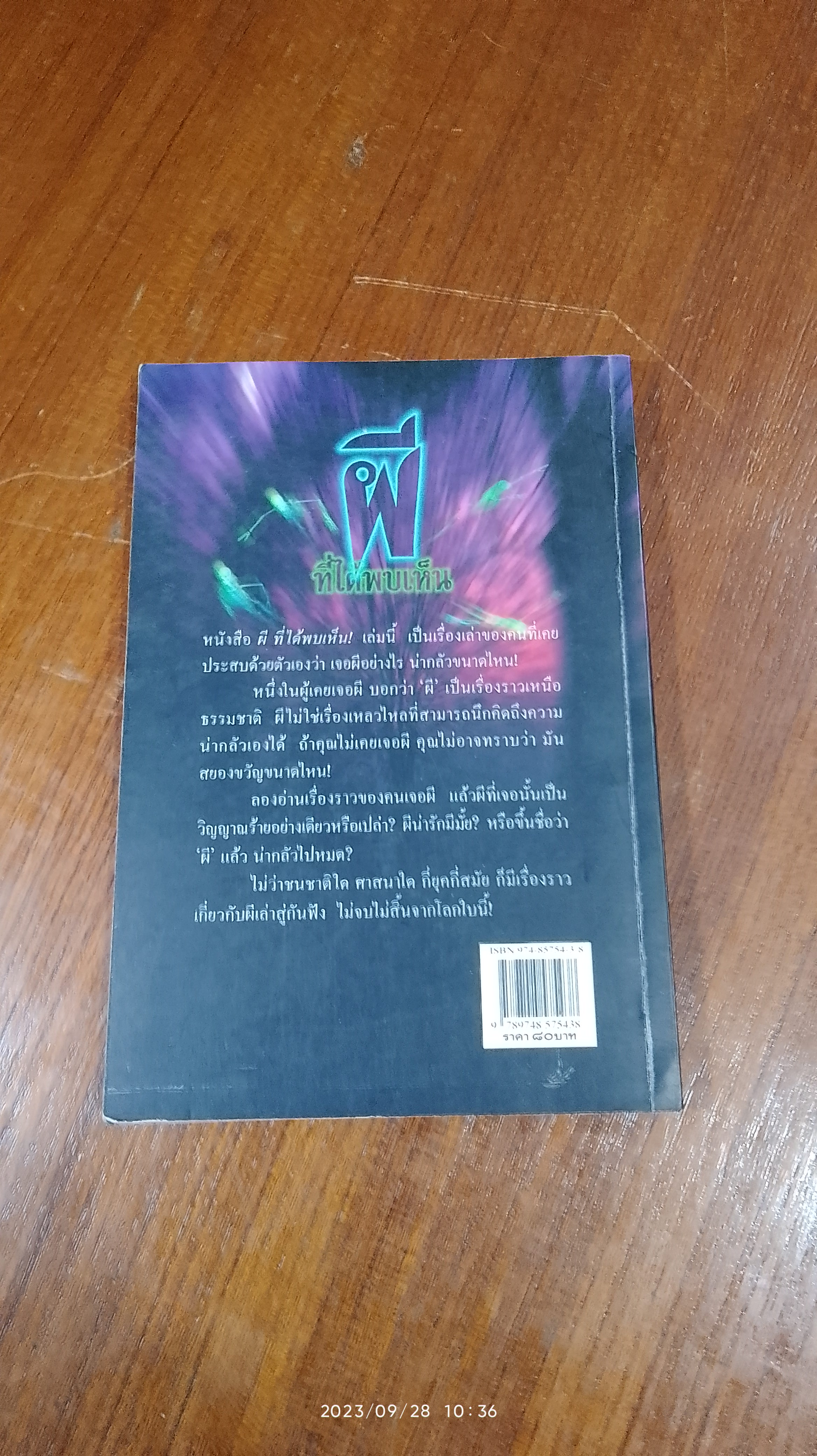 ผีที่ได้พบเห็น / เทอดธรรม แสงทิพย์