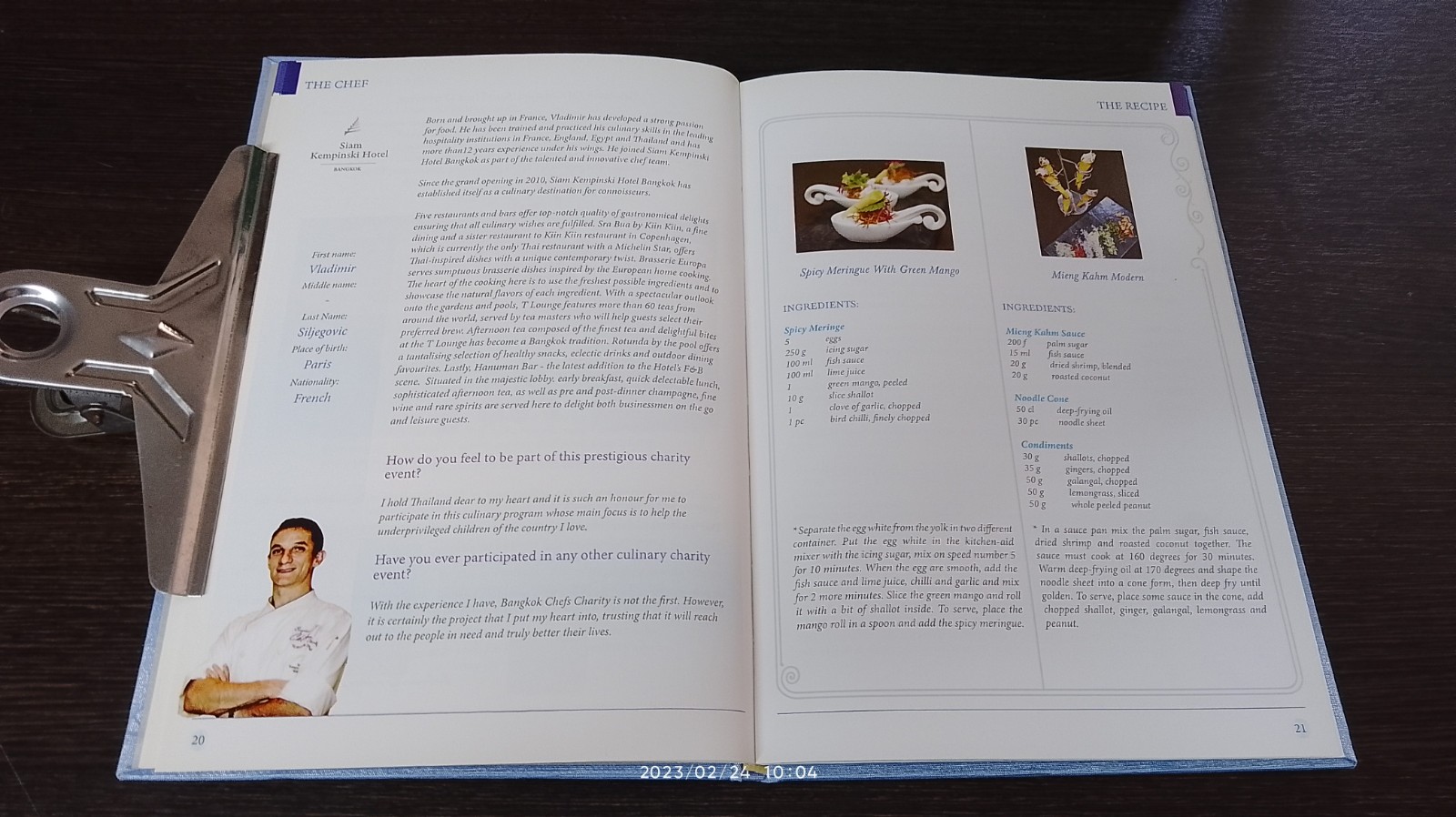 Bangkok Chef Charity 2012