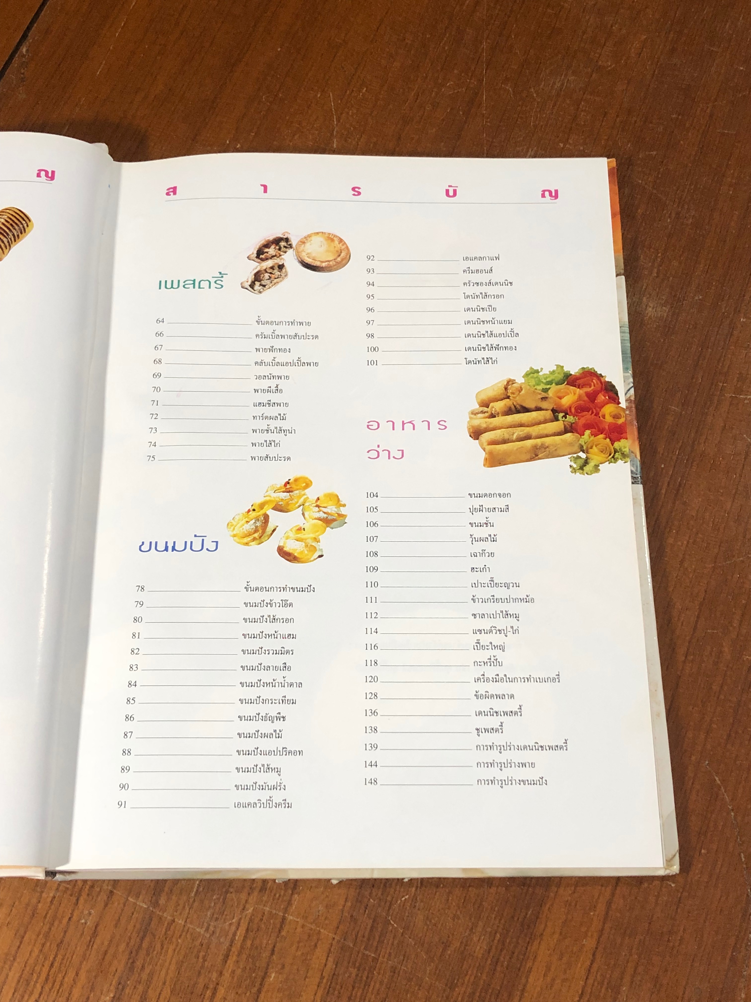 เบเกอรี่ และ อาหารว่าง / อ.จริยา เดชกุญชร