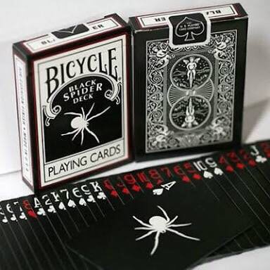 ไพ่ Bicycle Black Spider Deck