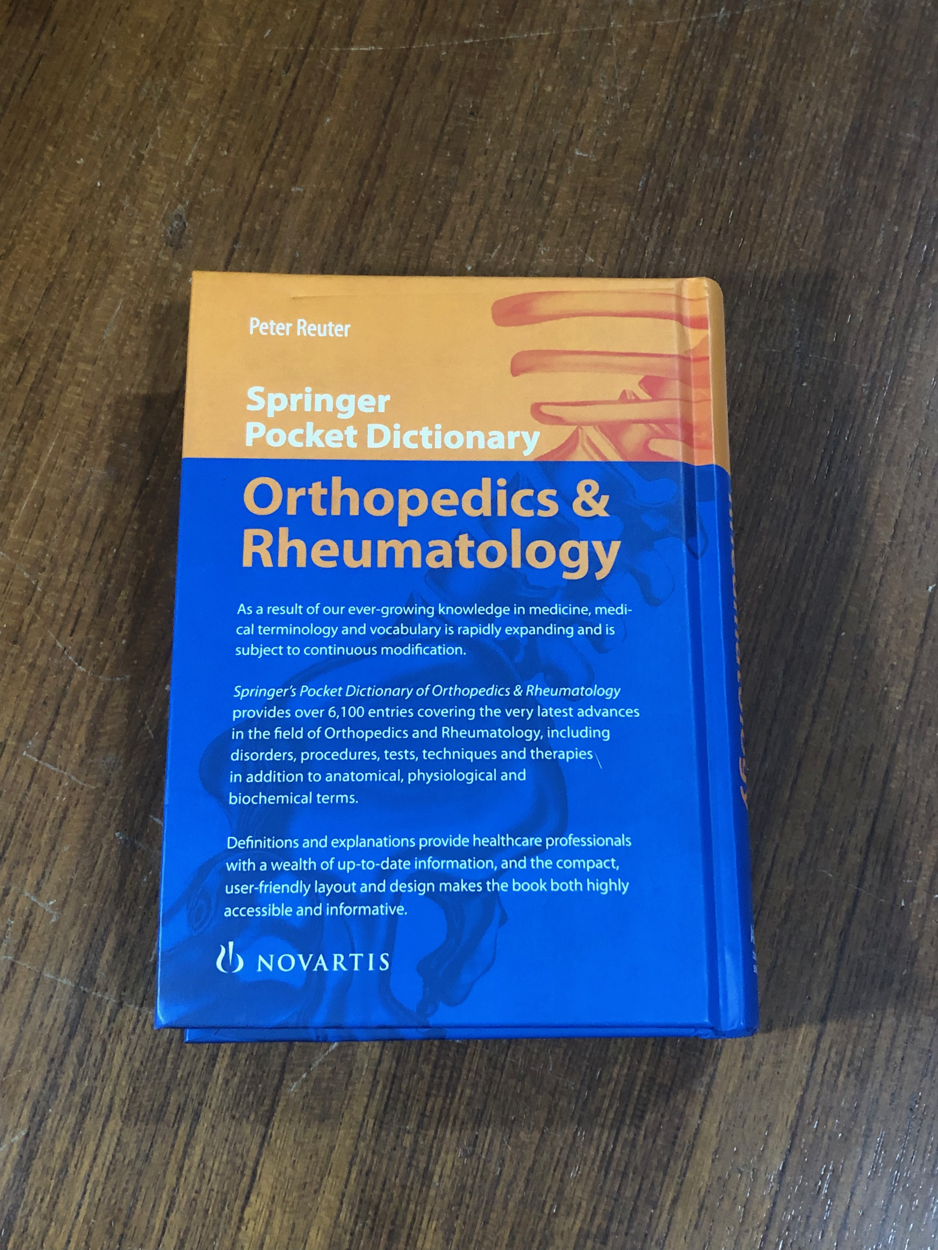Springer Pocket Dictionary Orthopedics & Rheumatology