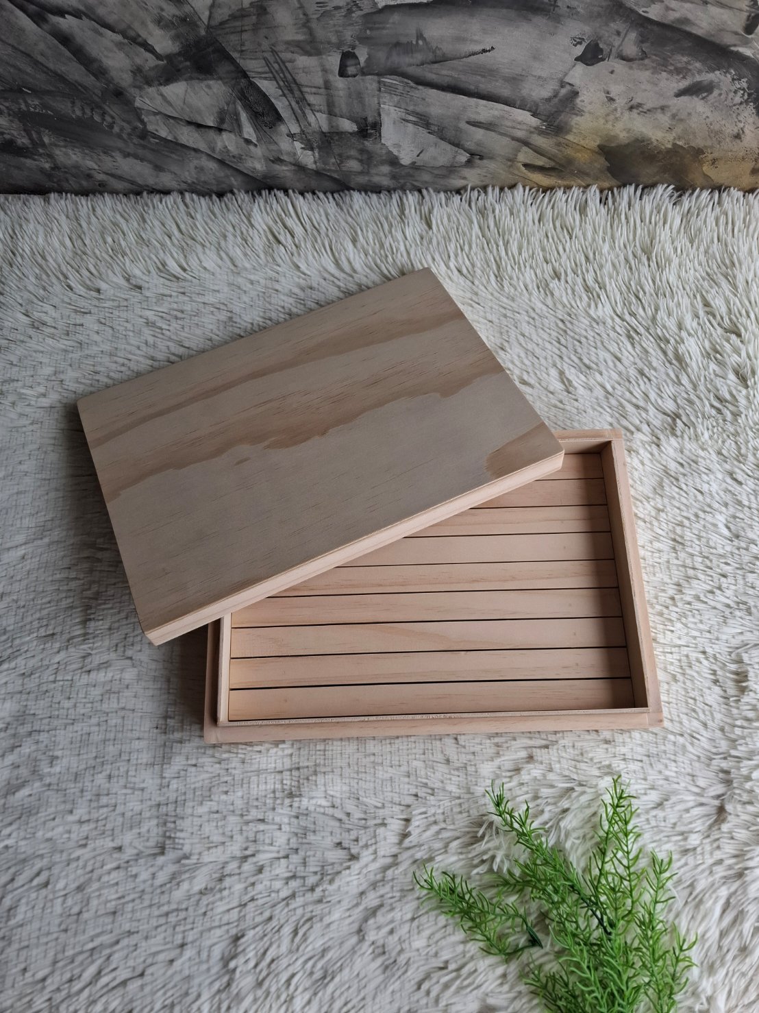 กล่องไม้ใส่ซูชิ