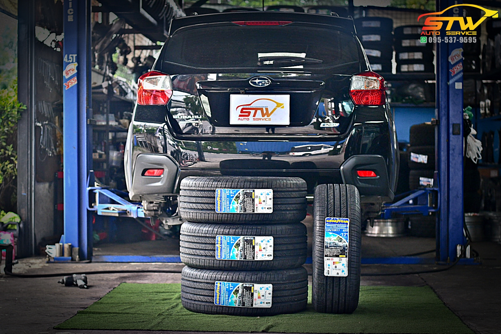 เปลี่ยนยาง SUBARU XV GOODYEAR Assurance TripleMax2 225/55R17 97V