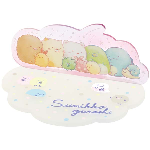 ที่วางของ Sumikko Gurashi - Random Moment Multi Tray ทำจากอะคริลิค ตรงฐานทำจาก PVC ไว้วางของ วางเครื่องประดับได้ ขนาด 9 x 14 ซม.