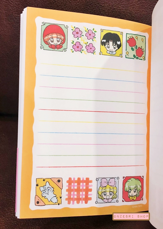 สมุดเล่มเล็ก RIBON 60th Premium (Limited) ทำเหมือนเล่มการ์ตูนญี่ปุ่น RIBON น่ารักมาก ๆ ขนาด 11 x 15.1 x 1.1 ซม. มี 4 ลาย รวม 100 แผ่น