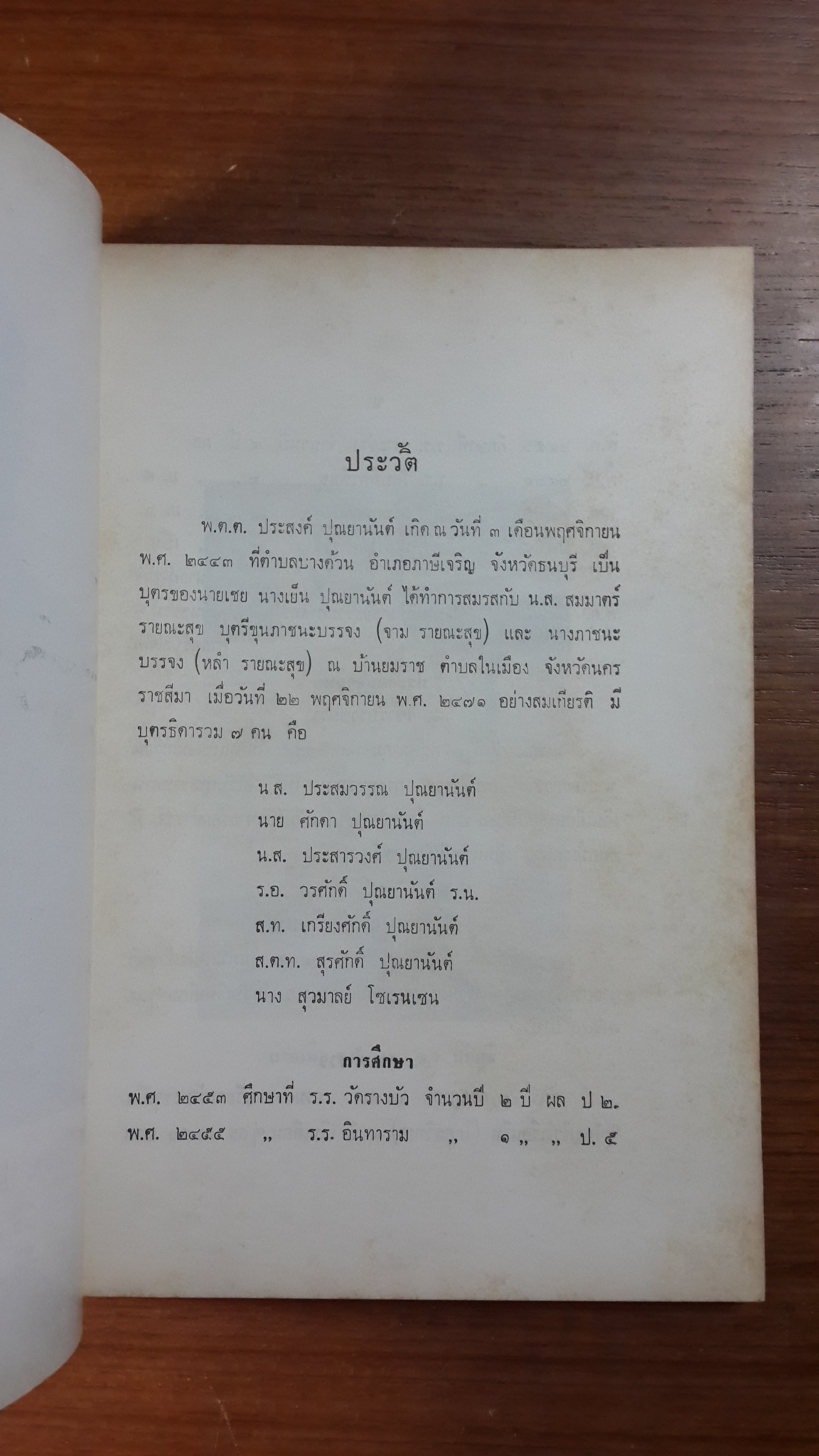 ธรรมประทีป : อนุสรณ์ในงานพระราชทานเพลิงศพ พ.ต.ต. ประสงค์ ปุณยานันต์ (มีตราห้องสมุด)