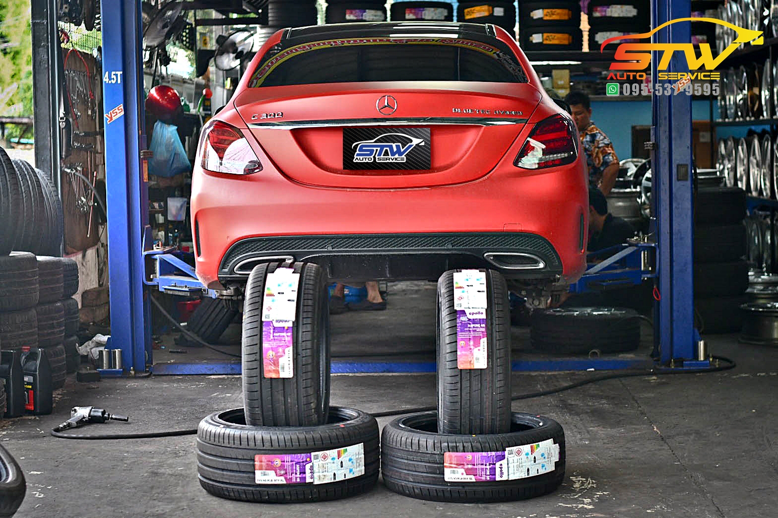 ยางใหม่ APOLLO ASPIRE 4G 225/45R18 245/40R18