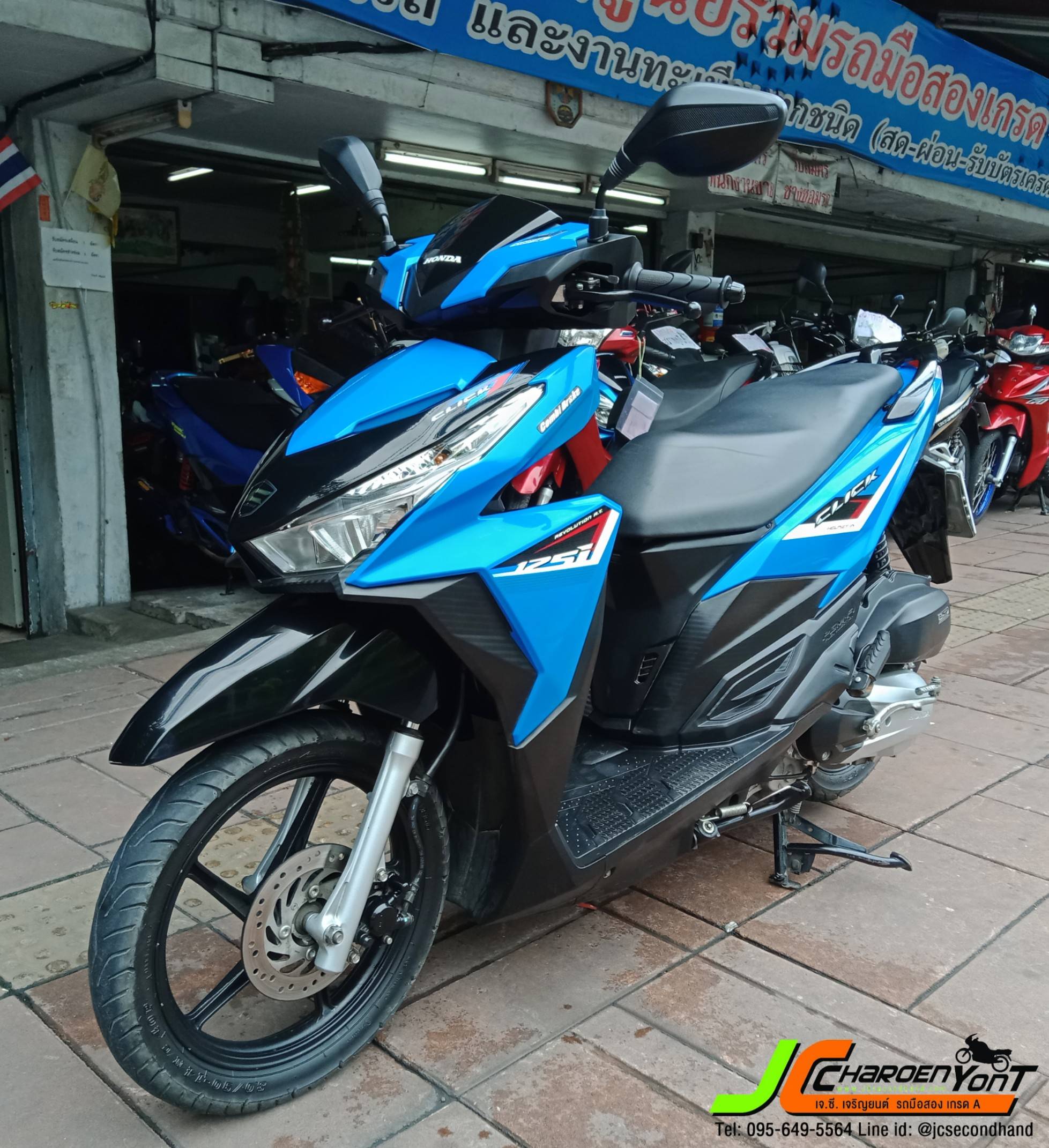 "รถบ้านสวยใสเข้ามาใหม่จ้า" HONDA CLICK125LED~idling stop~ จดทะเบียนปี58 รถสภาพสวยเดิม เครื่องเดิมไม่แกะ