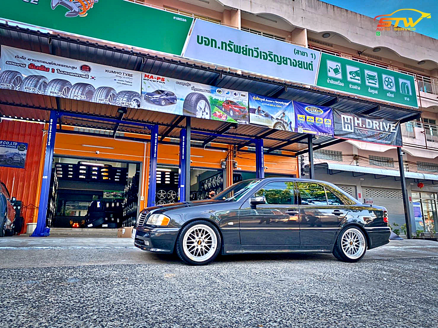 ล้อแม๊กซ์ BBS LM 18" 8.0,9.0 5x113 พร้อมยาง GOOD RIDE SA37 235/40R18