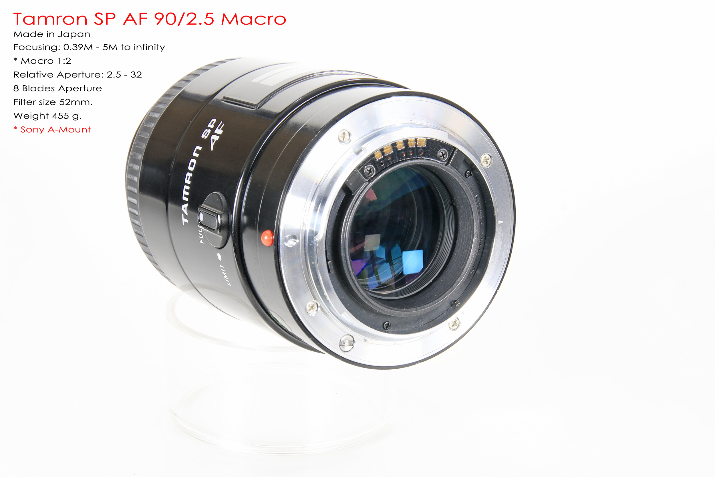 Tamron SP AF 90/2.5 Macro *Sony A-Mount