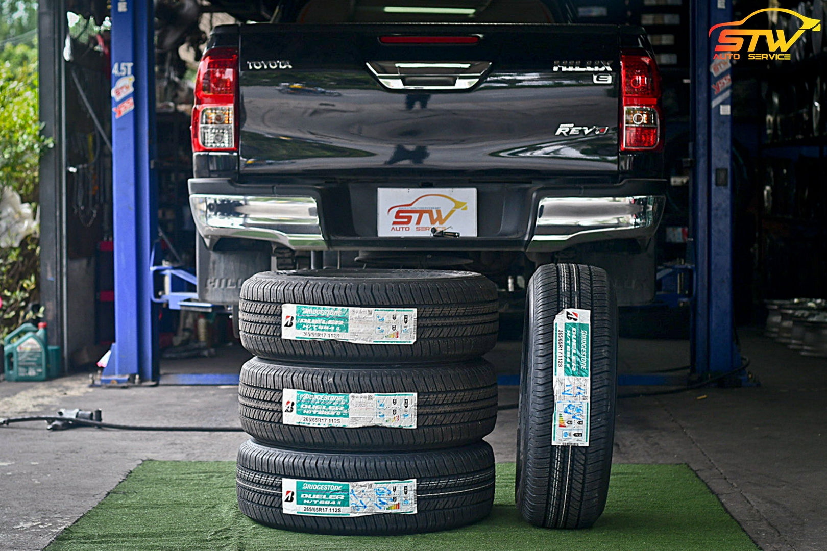 เปลี่ยนยาง TOYOTA PRERUNNER BRIDGESTONE DUELER HT 684ii 265/65R17 112S
