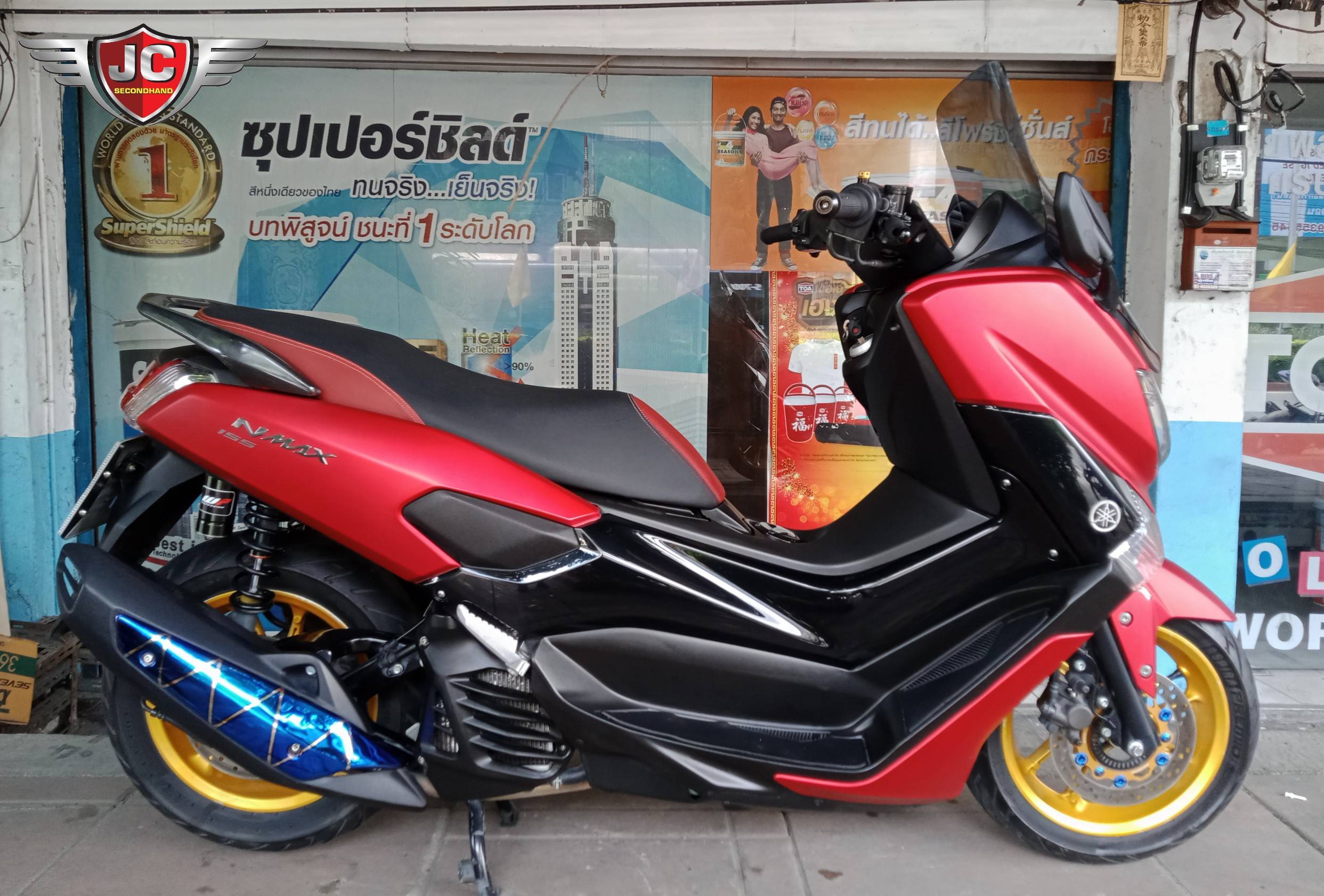 มาแล้วๆๆๆโดนใจแน่นอน YAMAHA NMAX155ABS รถปี 60 แท้ สถาพบอกเลยว่าสวย! เครื่องดีเงียบๆแน่นๆ ขี่ดีแน่นอน ชุดสีสวยแท้ตรงรุ่นตรงเล่ม