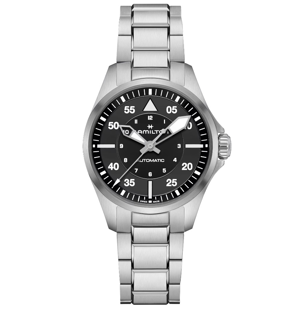 (ประกันศูนย์ไทย 2 ปี) Hamilton KHAKI AVIATION PILOT Auto 36mm รุ่น H76215130