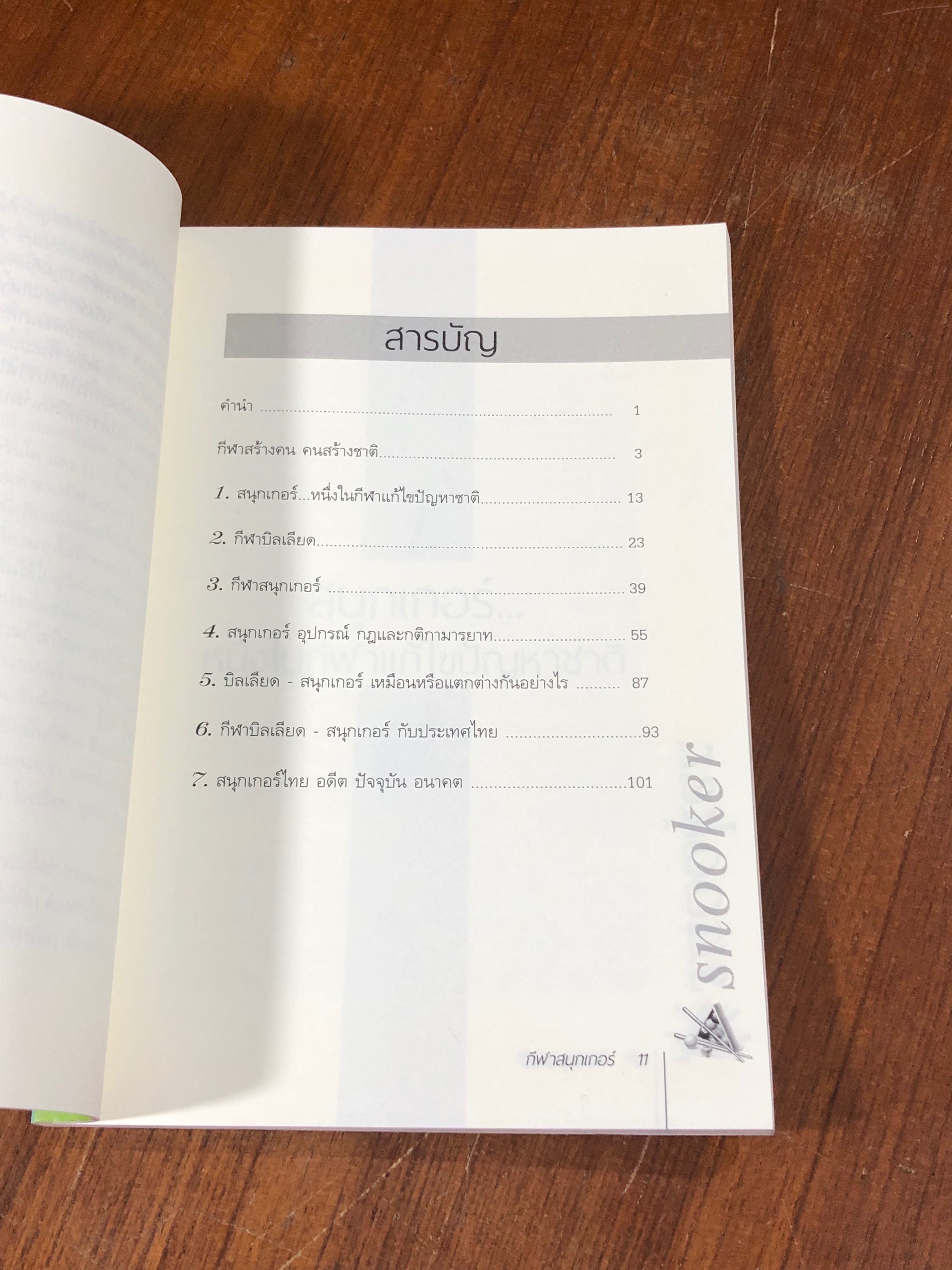 บิลเลียด - สนุกเกอร์ / อภิชาติ อ่อนสร้อย และปรีชา ศิริรัตน์ไพบูลย์ (มีรอยโดนน้ำ)