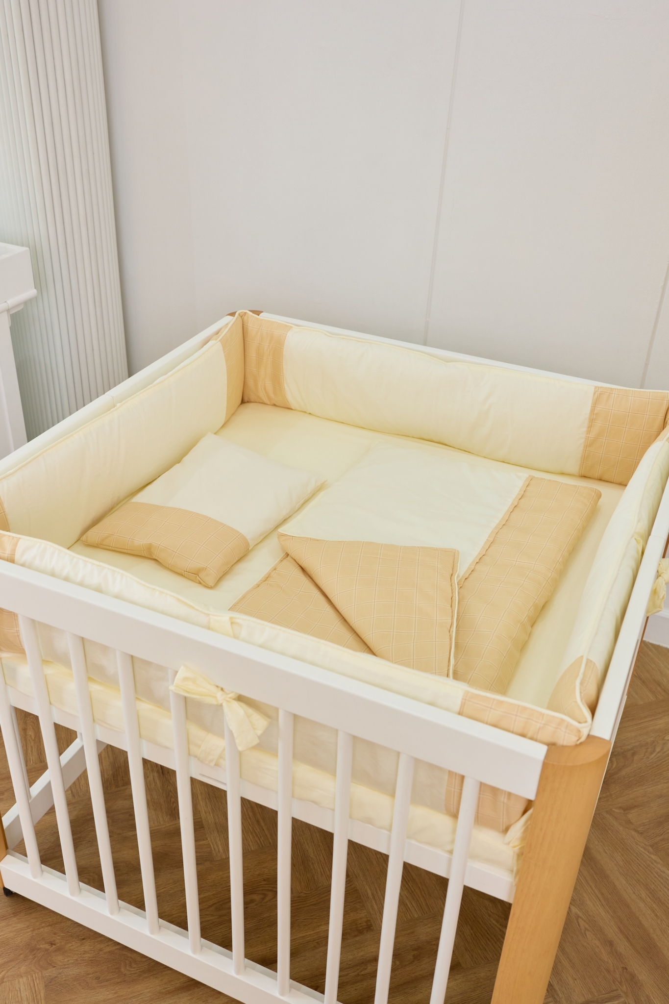 Idawin ชุดเครื่องนอนผ้า Cotton 100 % Bedding Set รุ่น Eazy All in One Sweet Cream