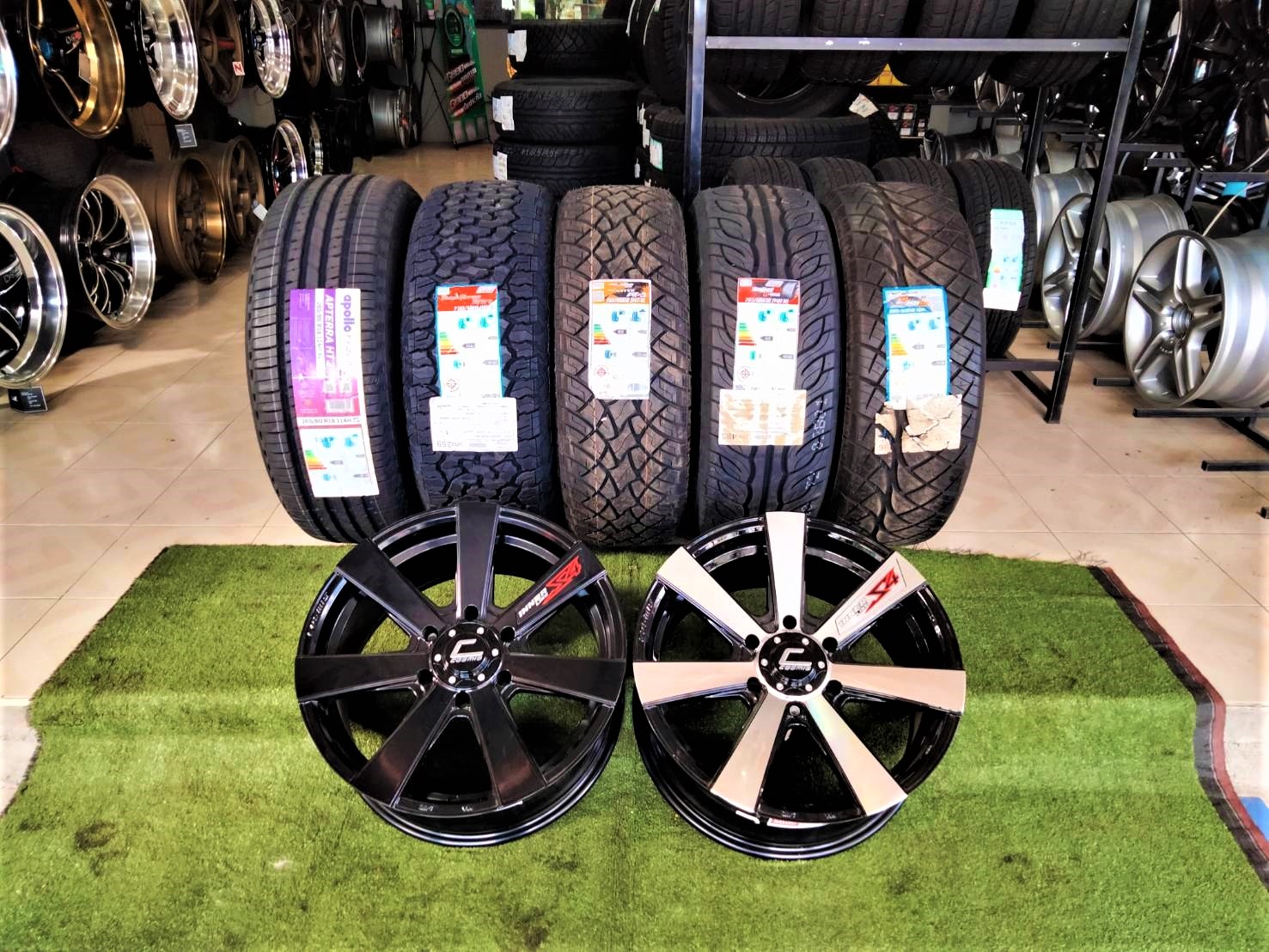 โปรล้อ COSMIS INNERLINE.S4 ขอบ18 พร้อมยาง 265/60R18