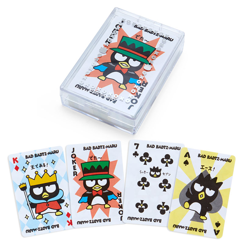 กล่องกระดาษโน้ต Forever Sanrio ลาย Badtz Maru ทำเป็นแบบกล่องไพ่ มีกระดาษ 4 ลาย รวม 140 แผ่น ขนาด 6.4 x 9.5 x 2.5 ซม.