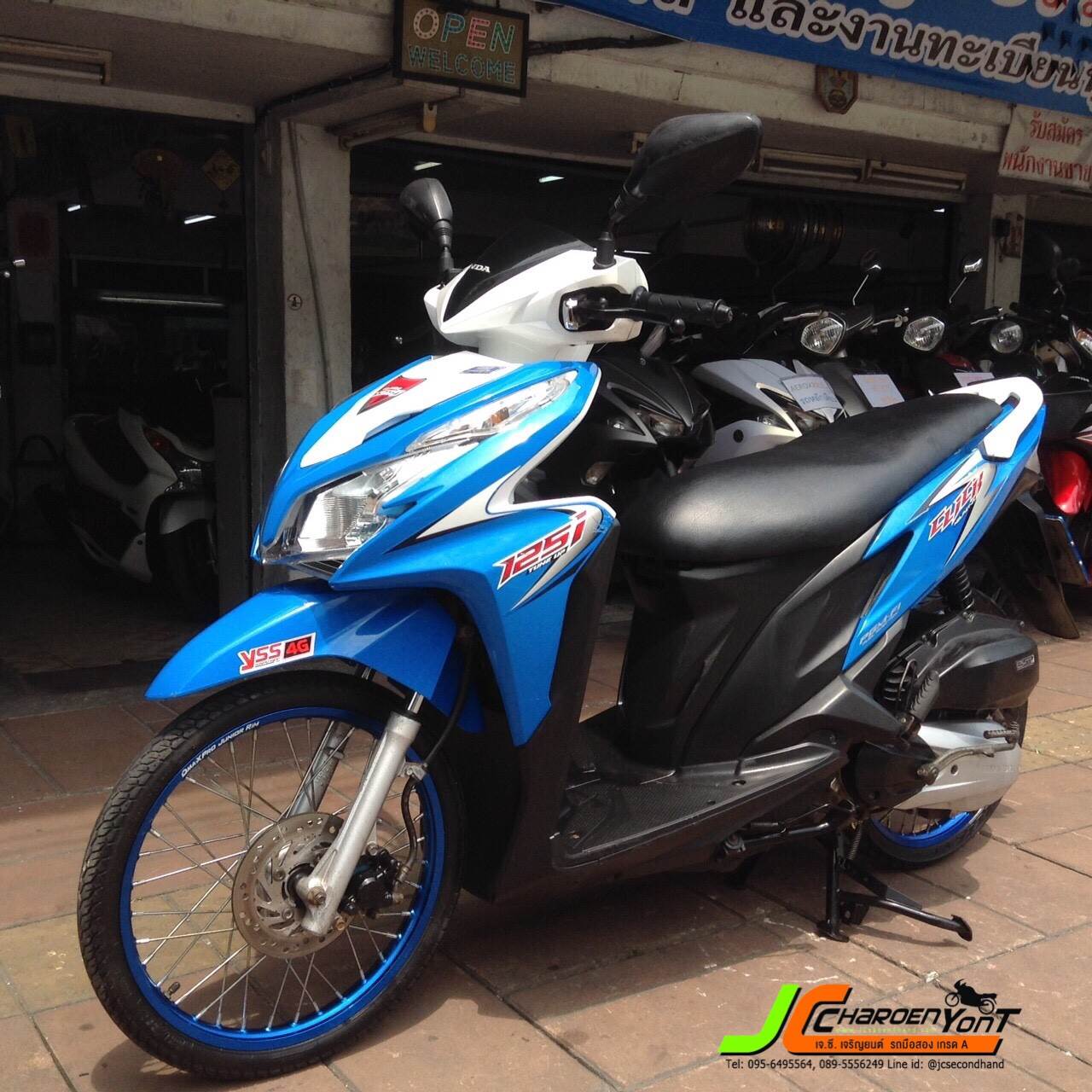 "รถบ้านมือเดียวราคาเบาๆ" HONDA CLICK125i จดทะเบียนปลายปี 55 สภาพพร้อมใช้งาน เครื่องเดิมเงียบๆ ชุดสีเดิมแท้ติดรถทั้งคัน