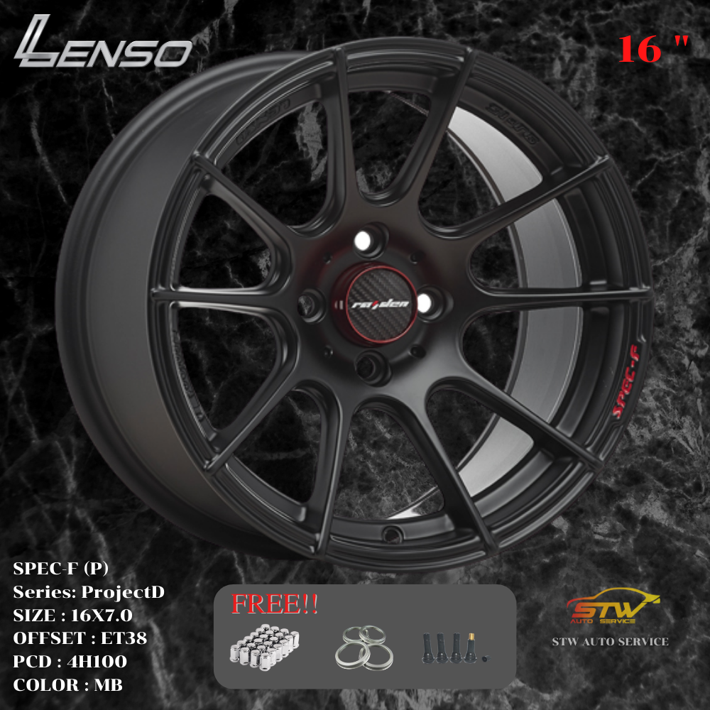 ล้อแม็กซ์ LENSO SPEC-F (P) ขอบ16นิ้ว ราคาถูก