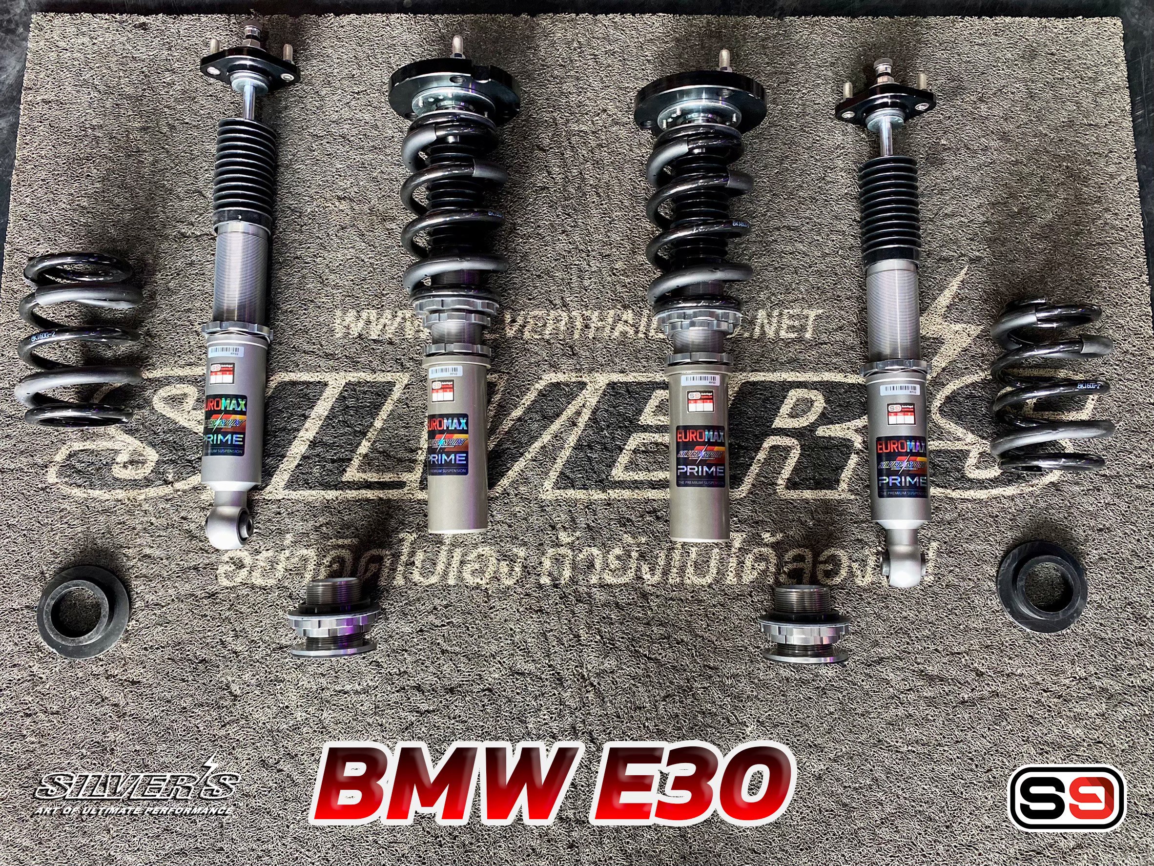 โช้คอัพ Silver’s รุ่น NeoMaxPrime สตรัทปรับเกลียว ใส่ BMW E30