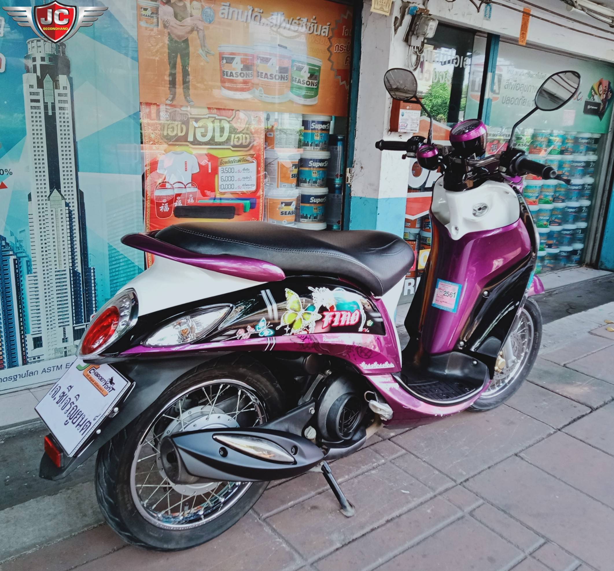 รถบ้านมีมาอีกแล้วจ้า Yamaha Fino FI ปี 57 รถสภาพเดิม เครื่องดีสตาร์ททีเดียวติด เบานิ่งบิดติดมือ