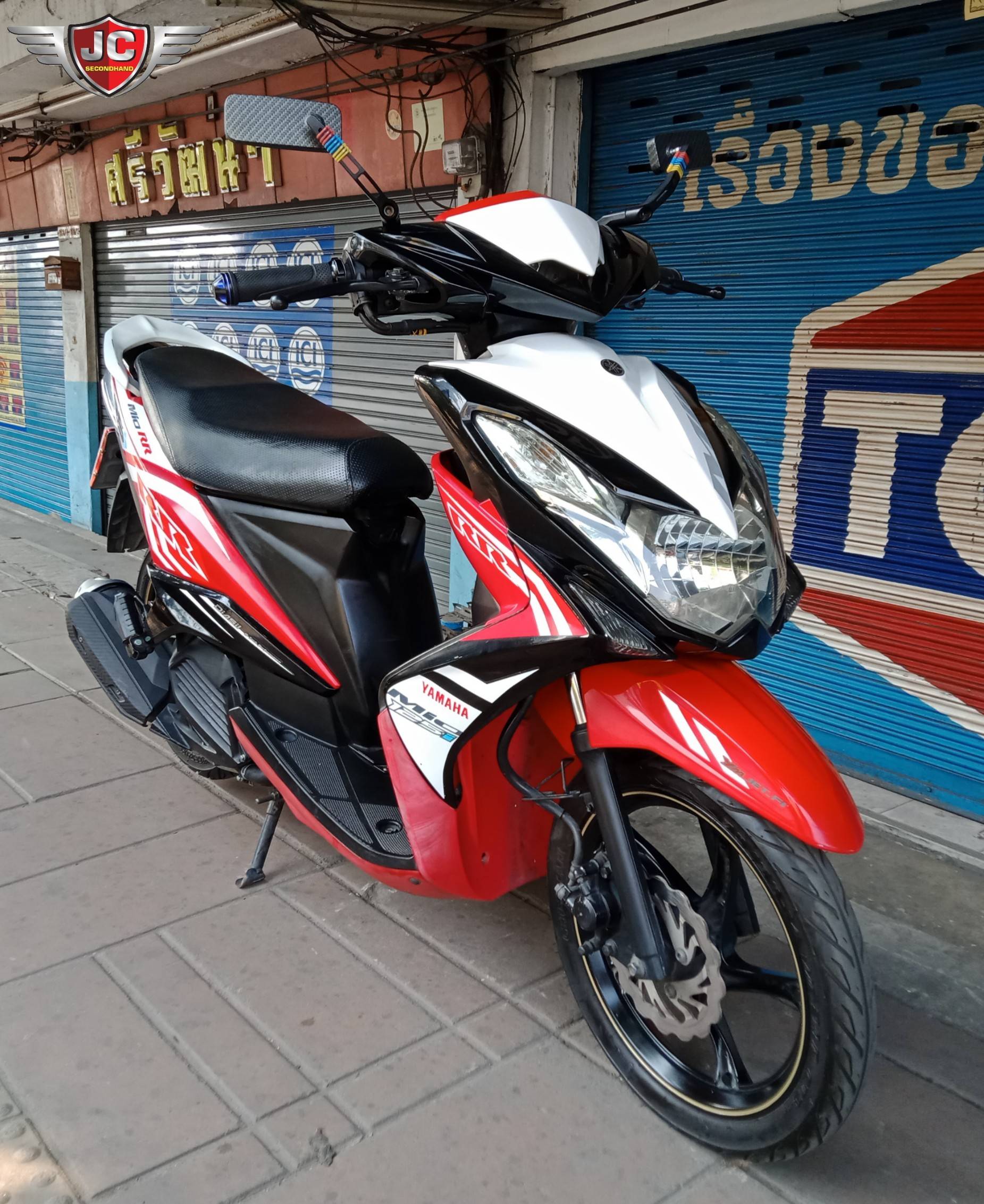 "รถสภาพพร้อมใช้มือเดียว"มาใหม่นำเสนออีกแล้วจร้า YAMAHA MIO125RRจดทะเบียนปี57 เครื่องดีเดิมๆ สตาร์ทติดง่ายๆเลย ขี่ดีศูนย์ได้