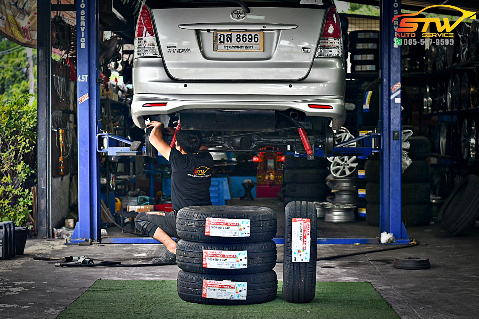 เปลี่ยนยาง TOYOTA INNOVA MAXXIS MAP-5 205/65R15 94V