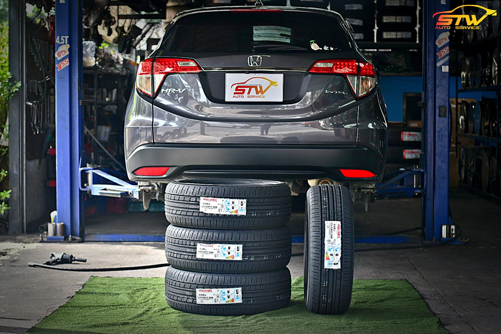 เปลี่ยนยาง HONDA HRV ALLIANCE AL30 By YOKOHAMA 215/55R17 98W