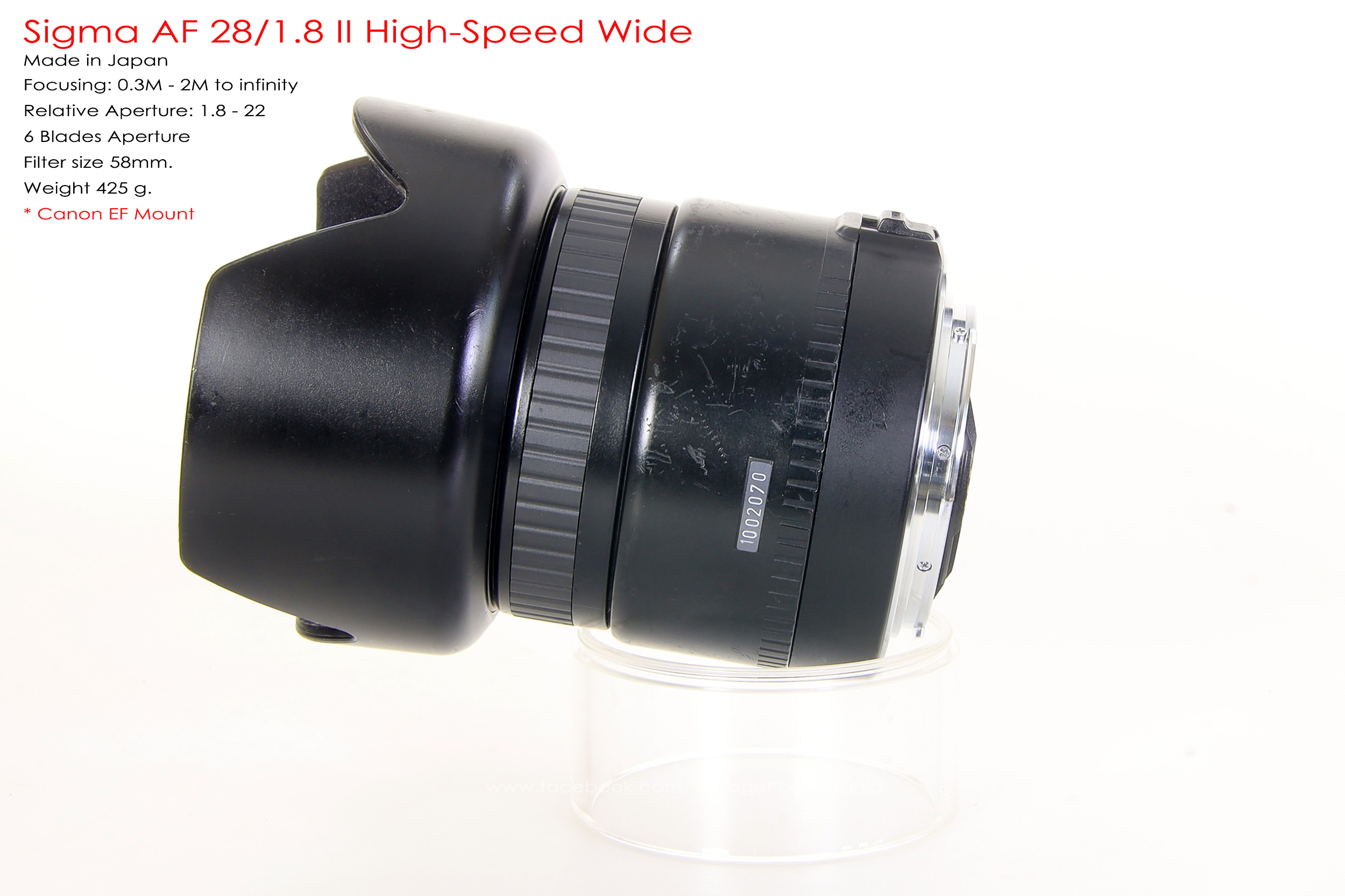 Sigma AF 28/1.8 II Hight-Speed Wide *Canon EF Mount เลนส์มุมกว้างเอฟสว่างๆ [อ่านรายละเอียดก่อนสั่งซื้อ]