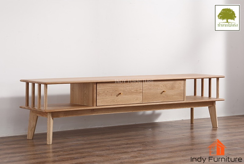 ตู้วางอเนกประสงค์ ไม้ยางพารา รุ่น Coco-B200 สีธรรมชาติ