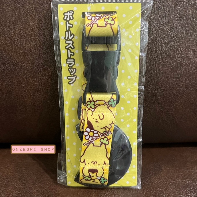 สายคล้องขวดน้ำ Bottle Strap ลาย Pompompurin ใช้คล้องคอ คล้องไหล่ เวลาทำกิจกรรม outdoor หรือไว้คล้องให้คุณหนู ๆ ได้ ขนาดกว้าง 2.5 ซม. ยาว 135 ซม.