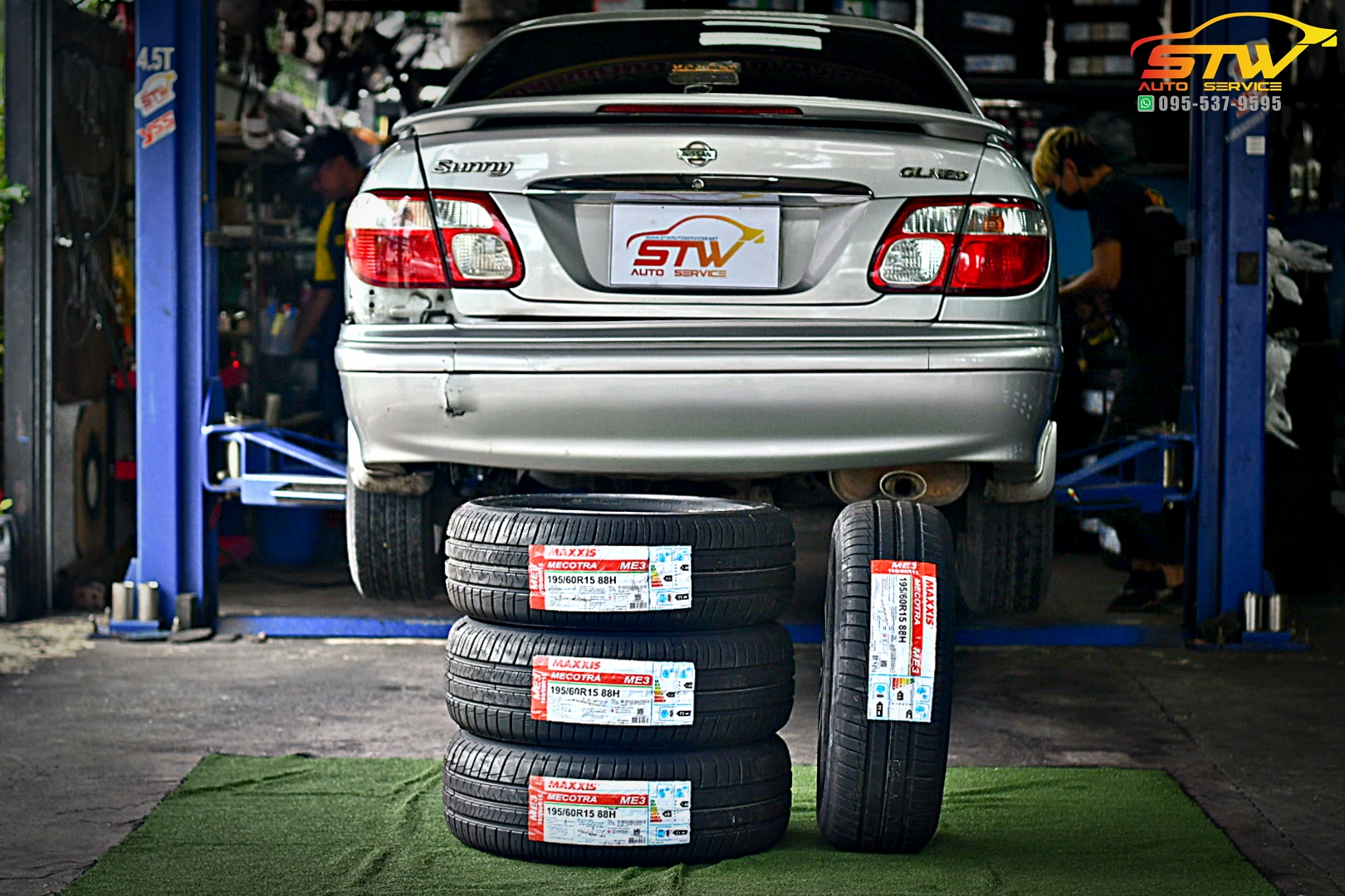 NISSAN SUNNY Neo MAXXIS MECOTRA ME-3 195/60R15 88H