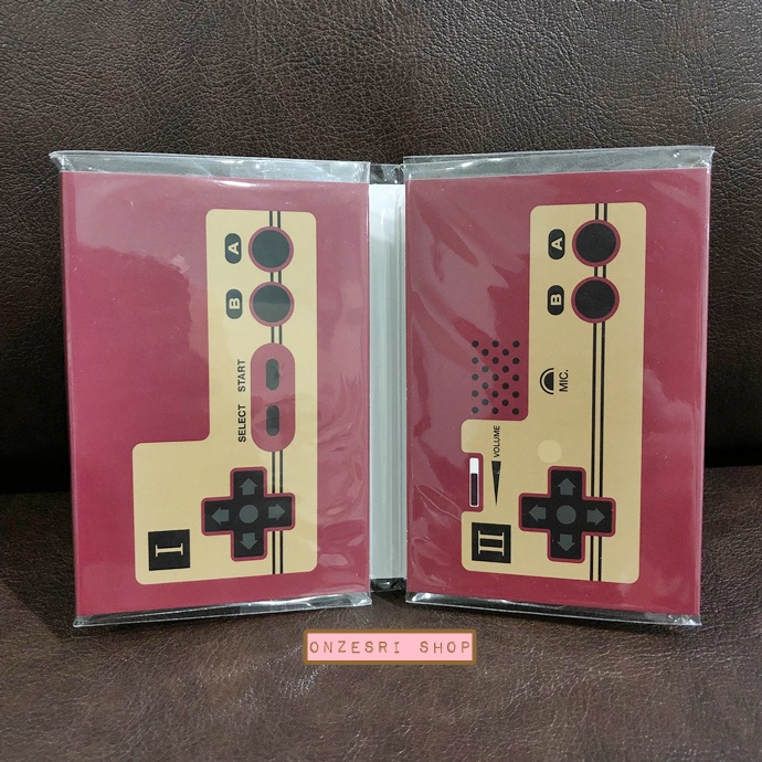 Memo Pad กระดาษโน้ตแบบเล่มจาก Famicom เป็นลายที่ระลึก Famicom แบบย้อนยุค ขนาด 7.5 x 1.2 x 11 ซม. มี 4 ลาย รวม 80 แผ่น