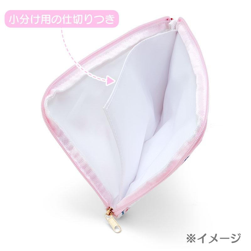 กระเป๋าใส่หน้ากากอนามัย Pompompurin Mask Pouch กันน้ำได้ ใส่ของเล็กน้อยได้ ด้านในมีผ้าที่ทำจากวัสดุช่วยป้องกันแบคทีเรีย ขนาด 20 x 13 ซม.