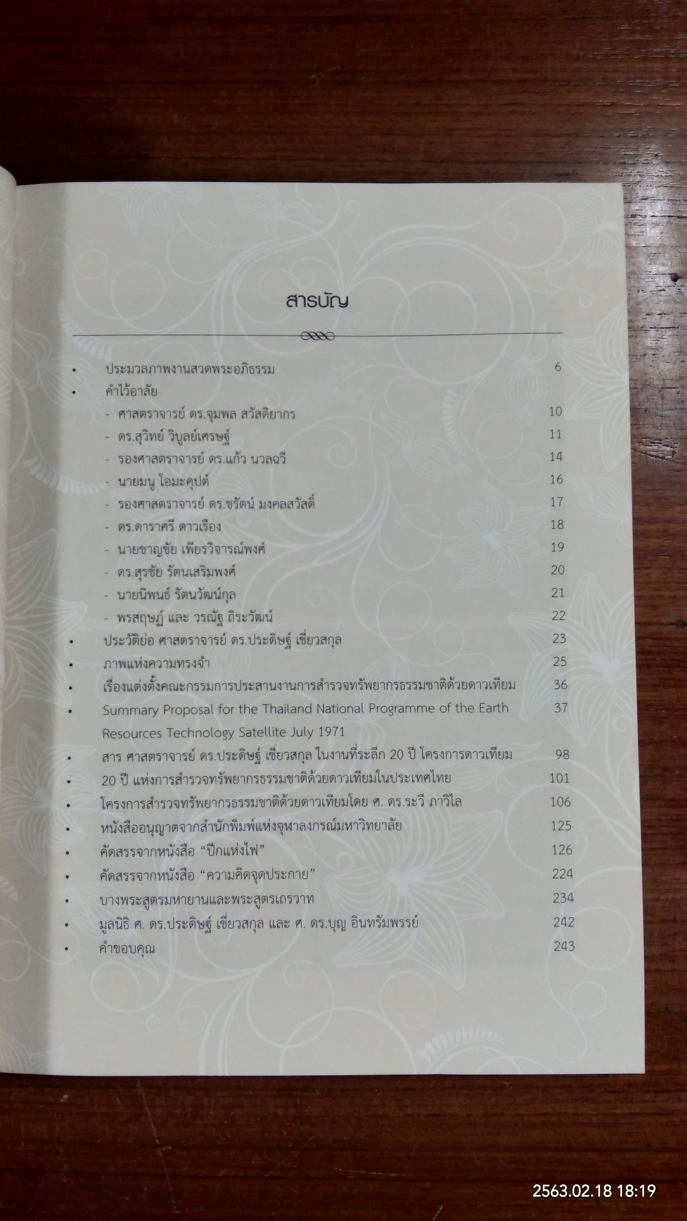 อนุสรณ์ในงานพระราชทานเพลิงศพ ศาสตราจารย์ ดร.ประดิษฐ์ เชี่ยวสกุล