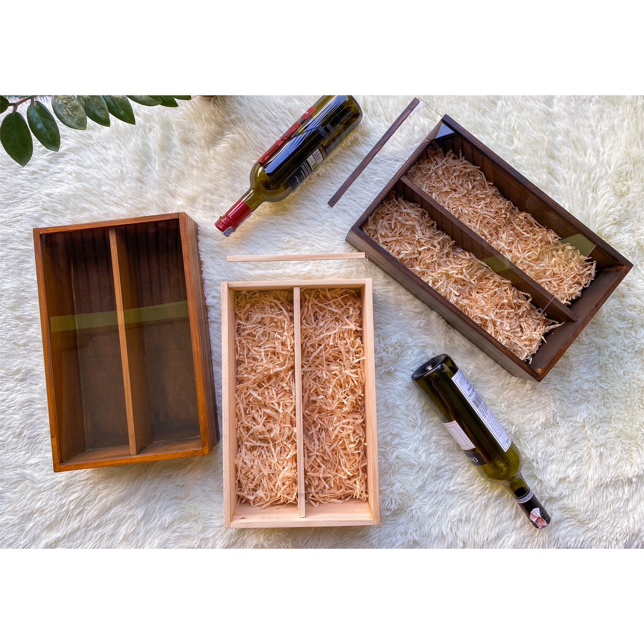 กล่องไวน์ 2 ขวด (Two Bottles Wine Box)