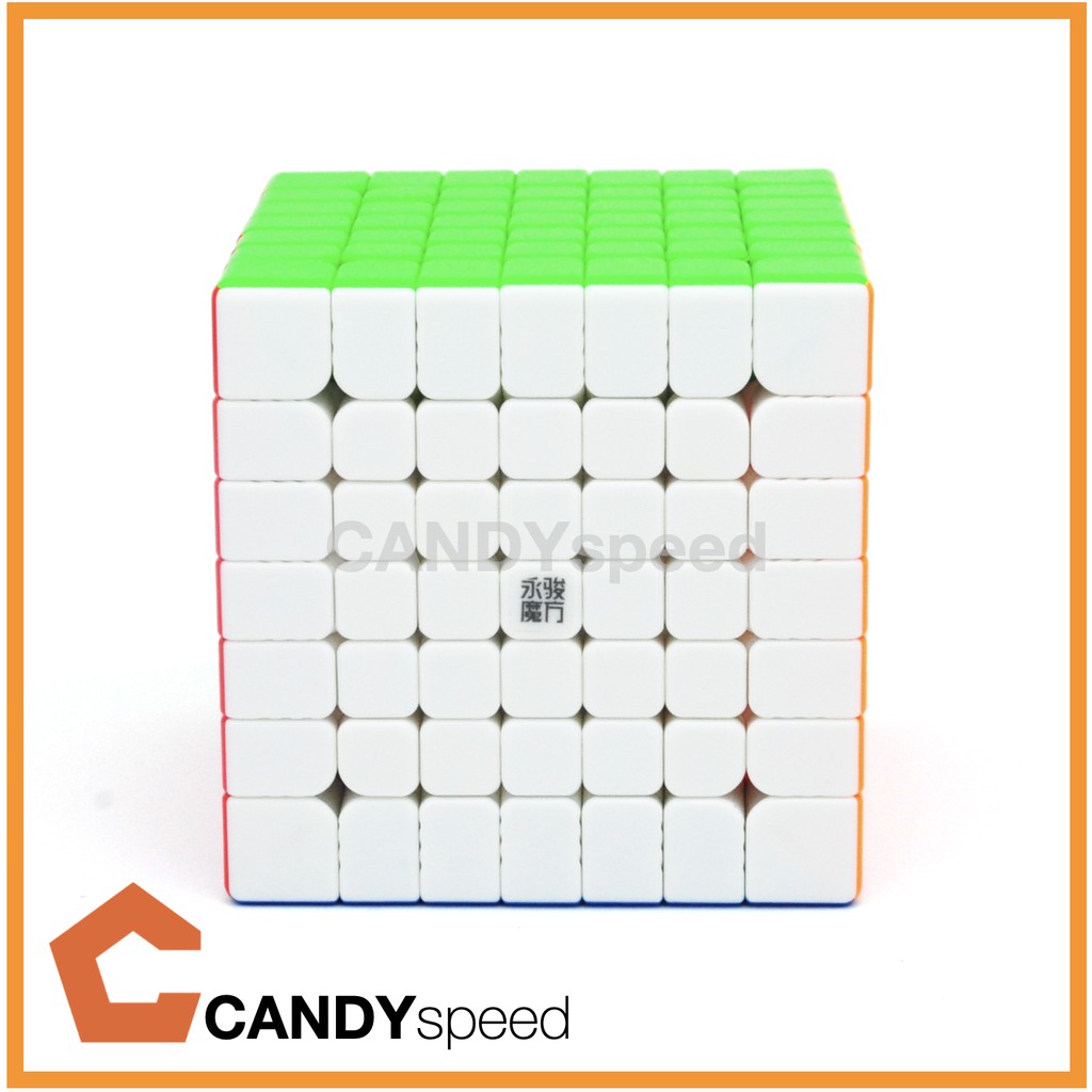 รูบิค 7x7 Rubik YJ YuFu V2 M 7x7 Stickerless มีแม่เหล็ก | By CANDYspeed