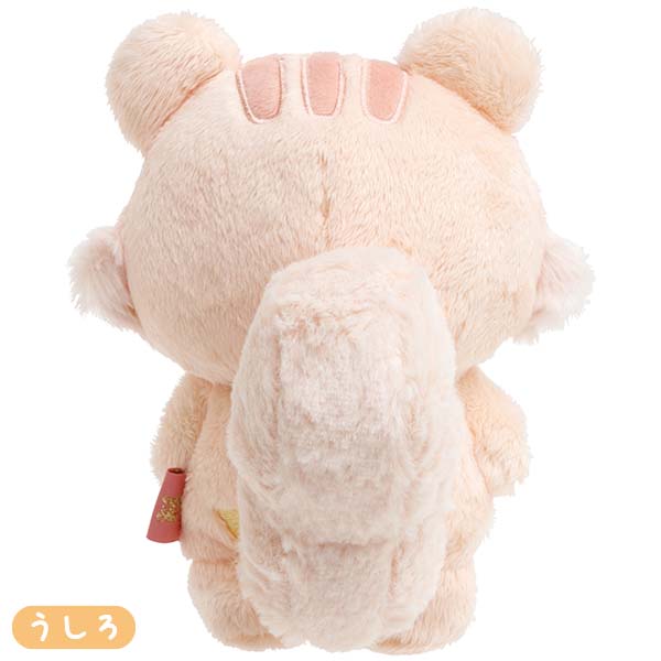 ตุ๊กตา Rilakkuma Posing แบบกระรอกซากุระ เพื่อนโคกุมะ ขนาด 17 x 11 x 14 ซม. สามารถดัดแขนขา จัดท่าได้