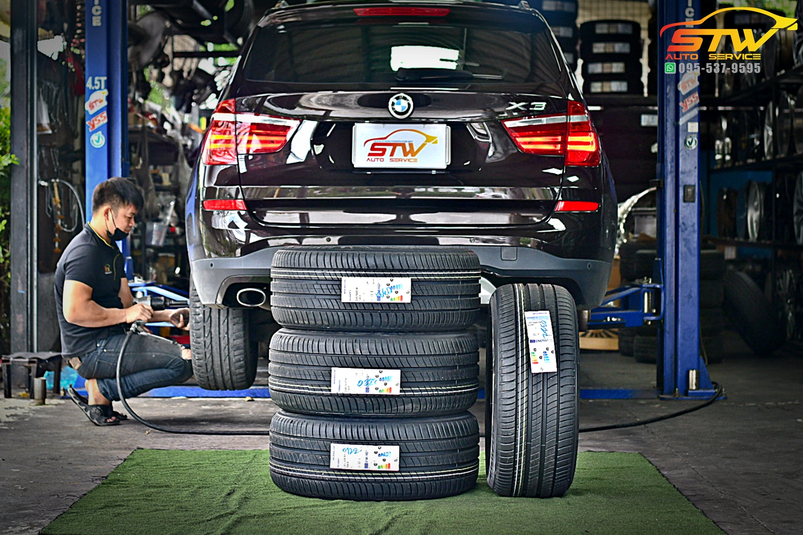 เปลี่ยนยาง BMW X3 MICHELIN Primacy 3 ZP Runflat 245/50R18 100Y