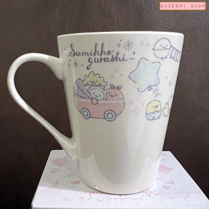 แก้วมัค Sumikko Gurashi - Sumikko Baby แบบสีขาว ขนาด สูง 11 ซม. เส้นผ่านศูนย์กลาง 9 ซม.