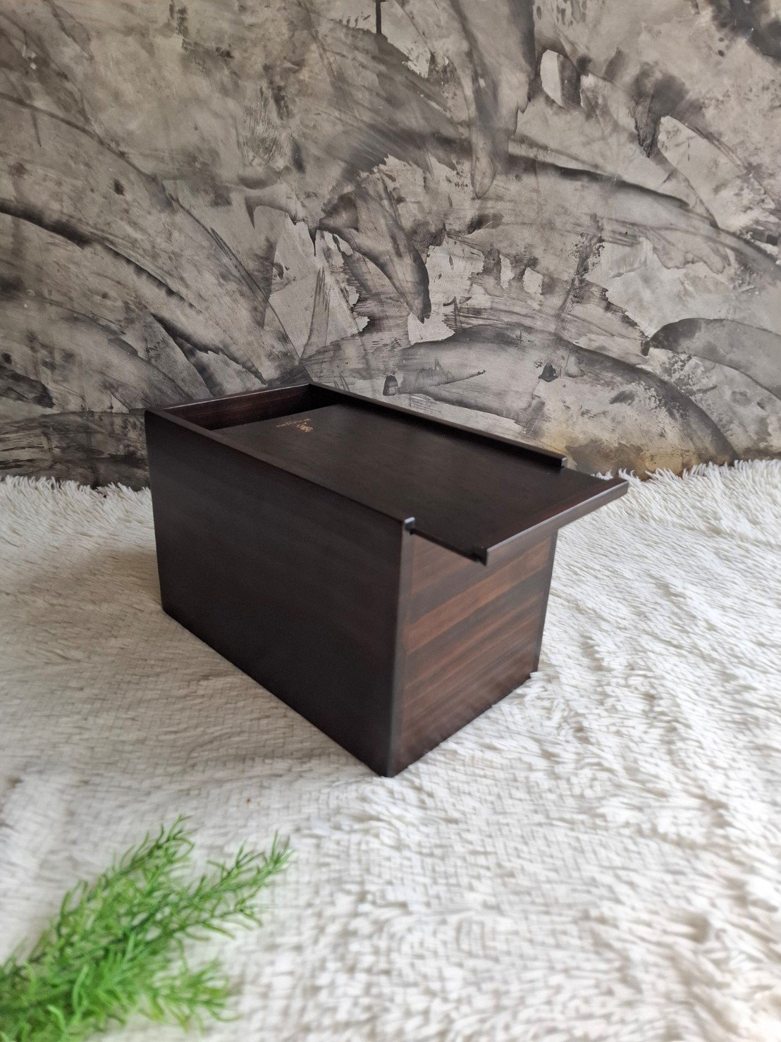 งานกล่องไม้ฝาสไลด์